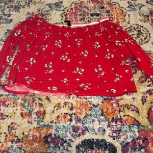 Over the shoulder shirt